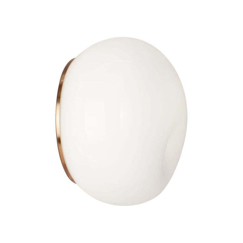 Matteo Lighting Gelasin Flush Mount (Large) | Aged Gold Brass