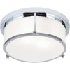 Matteo Lighting Caisse Claire 11" Flush Mount | Chrome