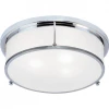 Matteo Lighting Caisse Claire 15" Flush Mount | Chrome
