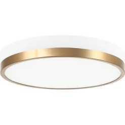 Matteo Lighting Tone 12" LED Flush Mount | Aged Gold