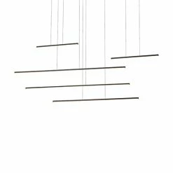 Kuzco Chute Motion 60" LED Pendant | Black