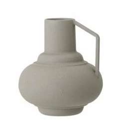 Bloomingville Vases Textured Metal Vase | Matte Sage
