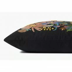 Loloi Pillows Dove Black Pillow | Black