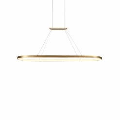 Kuzco Lighting Eerie 47" LED Pendant | Antique Brass