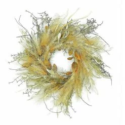 Select Artificials Pampas And Dried Grass Wreath