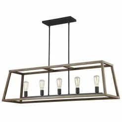 Generation Lighting Pendants Gannet 5-Light Island Pendant