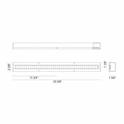 Matteo Lighting Moirlite LED Wall Sconce (Small) | Aluminum