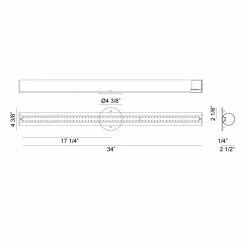 Matteo Lighting Mardone LED Wall Sconce (Large) | Aluminum | Open Box