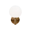 Matteo Lighting Cosmo Wall Sconce | Opal/Aged Brass
