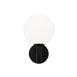 Matteo Lighting Cosmo Wall Sconce | Opal/Black