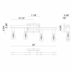Matteo Lighting Toledo 4-Light Wall Sconce