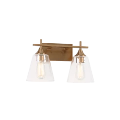 Matteo Lighting Hollis 2-Light Vanity | Aged Gold Brass | Open Box