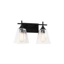 Matteo Lighting Hollis 2-Light Vanity | Black
