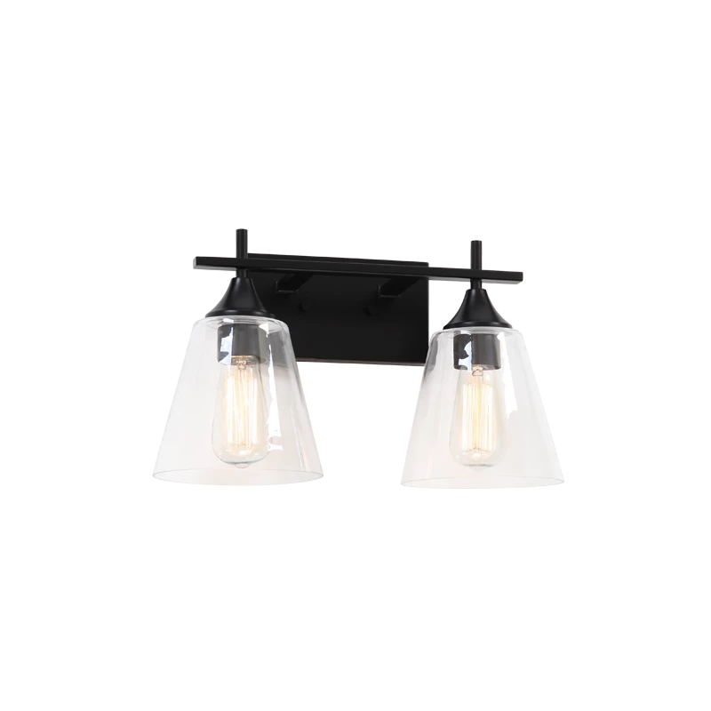 Matteo Lighting Hollis 2-Light Vanity | Black | Open Box