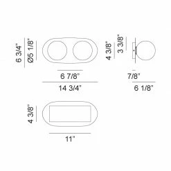 Matteo Lighting Razz 2-Light Vanity