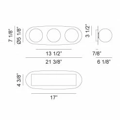 Matteo Lighting Razz 3-Light Vanity