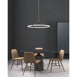 Kuzco Lighting Santino 26" LED Pendant | Natural Brass