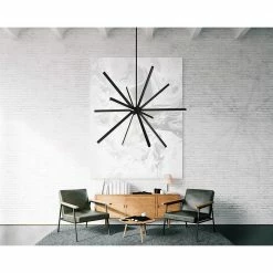 Kuzco Sirius LED Pendant | Large Black Lighting