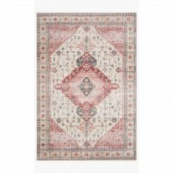 Loloi Skye Rug 02 | Ivory/Berry Rugs