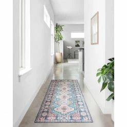 Loloi Skye Rug 03 | Turquoise/Terracotta Rugs