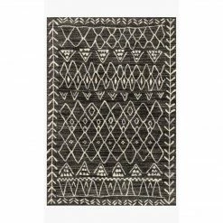 Loloi Emory Rug 09 | Black/Ivory