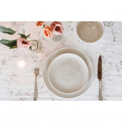 Dayna Wagner Handcrafted Speckled Lunch Plate (Set Of 4)