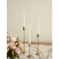 Accent Decor Gold Metal Candlestick