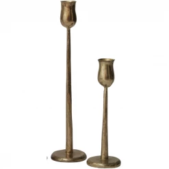 Accent Decor Gold Metal Candlestick