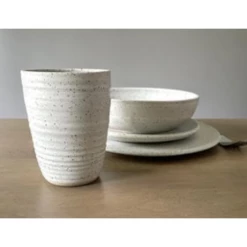 Dayna Wagner Handcrafted Speckled Tumbler (Set Of 4)