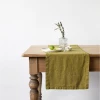 Linen Tales Linen Table Runner | Moss Green