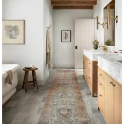 Loloi Georgie Rug 03 | Jade/Sunset