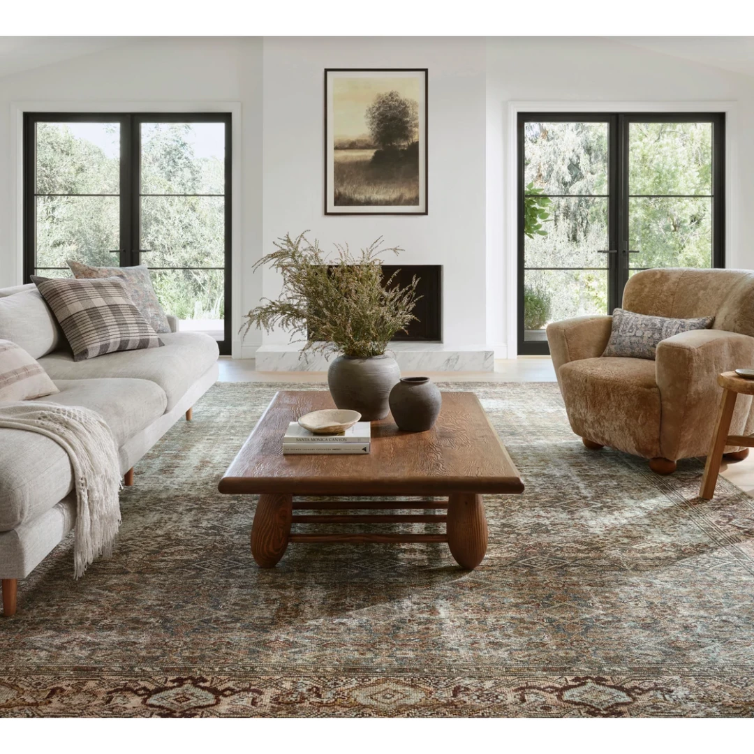 Loloi Loloi Rugs Georgie Rug 07 | Moss/Salmon