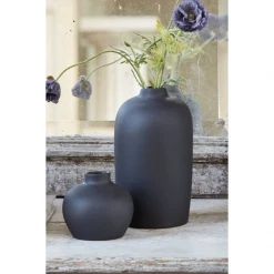 Floral Society Vases Ceramic Blossom Vase | Tall Smoke