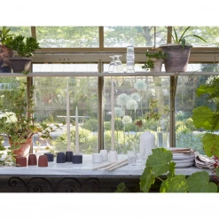 Floral Society Candles + Candleholders Ceramic Petite Cone Taper Holder | Matte White