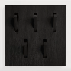 Ethnicraft Oak Utility Hook | Black Wall Hangings