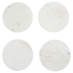 Sir Madam Marble Coasters (Set Of 4)