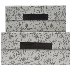 Society Of Lifestyle Baskets + Storage Storage Boxes | Floral (Set Of 2)