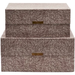 Society Of Lifestyle Storage Boxes | Blush Floral (Set Of 2) Baskets + Storage