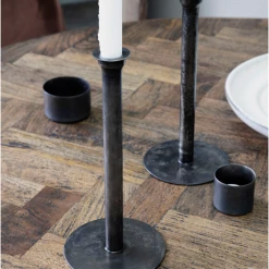 Society Of Lifestyle Candles + Candleholders Taper Holder | Large Iron