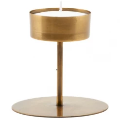 Society Of Lifestyle Candles + Candleholders Tealight Candle Holder | Antique Brass