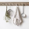 Linen Tales Linen Kitchen Towel | Natural Stripe Tableware