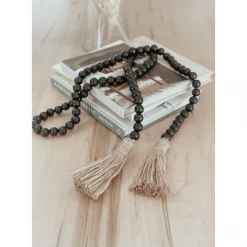 By Two Fields Decor Beads | Black