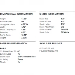HVL - Hudson Valley Lighting Aberdeen 1-Light 4.75