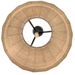 Hinkley Luca Small Pendant | Camel Rattan