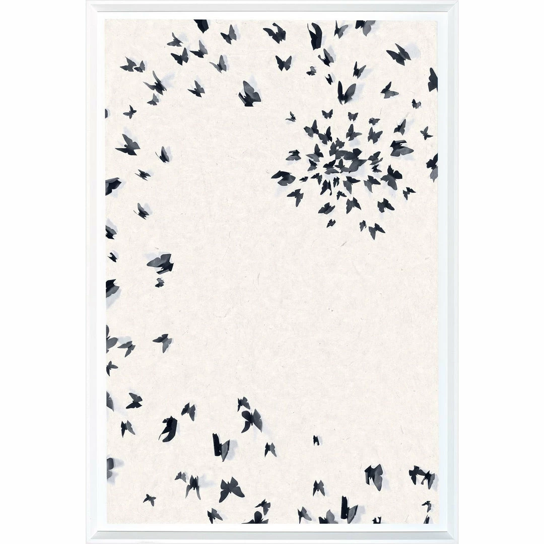 Celadon Butterfly II Wall Art + Mirrors