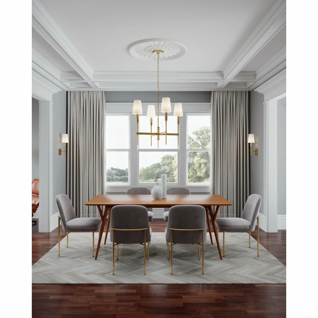 Generation Lighting Beckham Classic Chandelier | Medium Polished Nickel