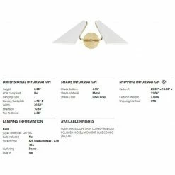 HVL - Mitzi Talia 2-Light Wall Sconce | Aged Brass/Dove Grey