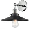 Matteo Lighting Bulstrode's 8.5" Wall Sconce | Chrome/Black