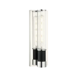 Matteo Lighting Tubo 1-Light Wall Sconce | Matte Black