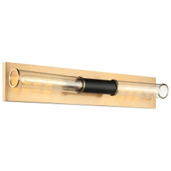 Matteo Lighting Tubo 2-Light Wall Sconce | Aged Gold Brass